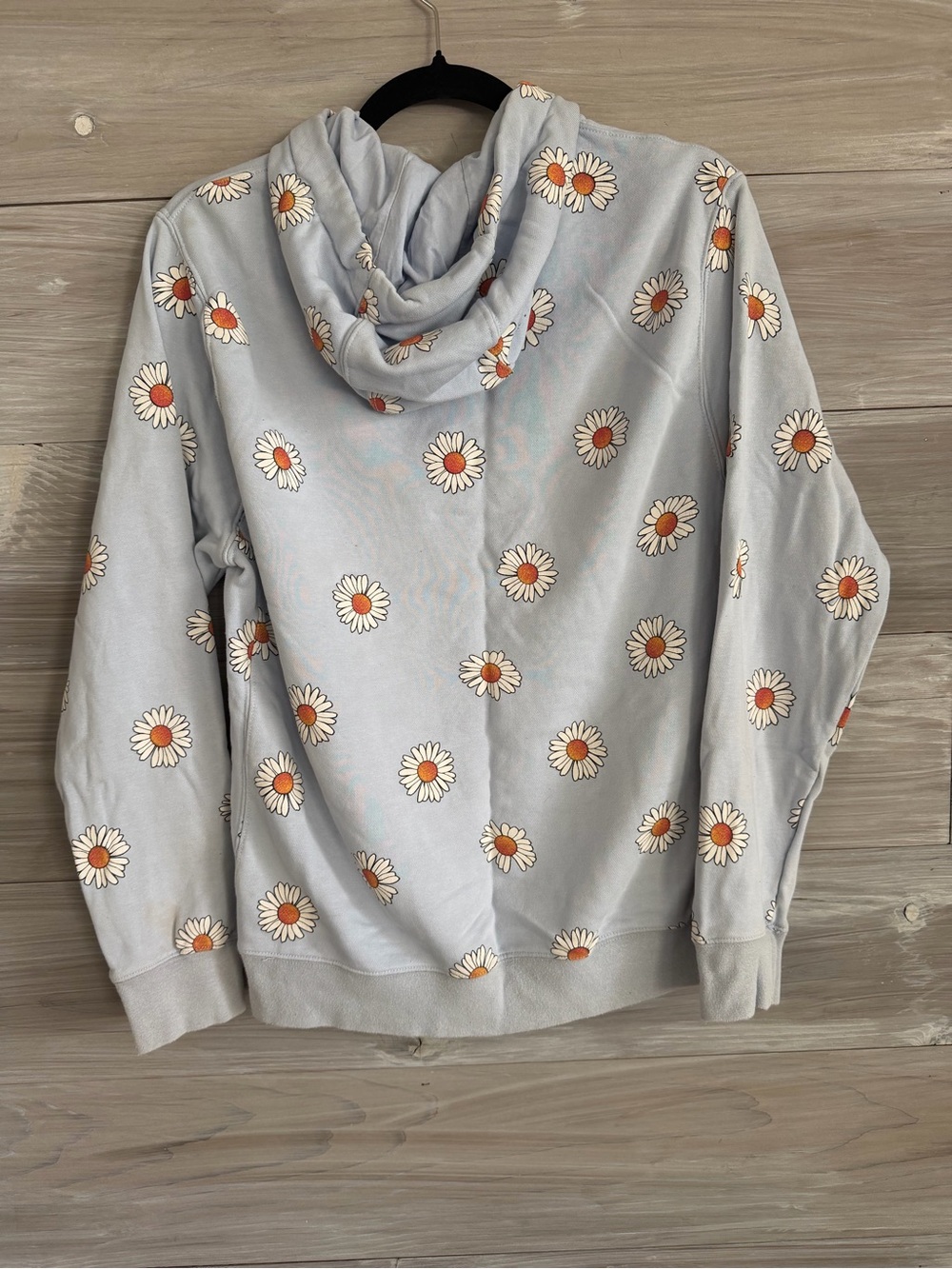 Nike women’s S Light Blue Daisy Print Hoodie - Picture 2 of 8